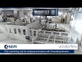 Scm windorflex  automatic machining cell designed to provide top performance