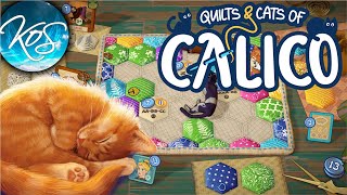 Quilts & Cats of Calico - KITTY-LICIOUS BOARD GAME - First Look, Let's Play