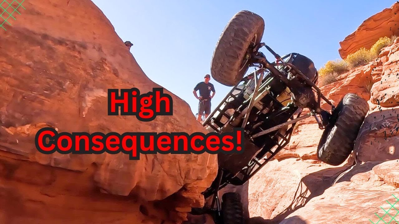 Can we avoid disaster? Nasty Half, and Ex Wives Crack in Sand Hollow Utah. #buggy #4x4 #offroad
