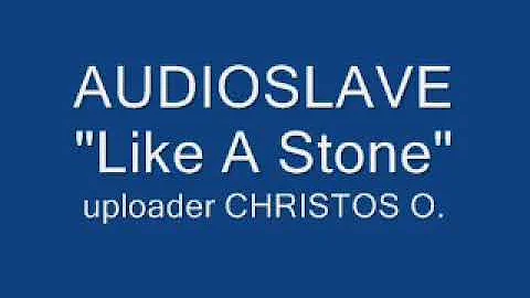 AUDIOSLAVE UFC - LIKE A STONE (lyrics)