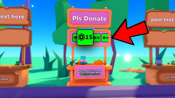 How To Make Donation Buttons In ROBLOX Pls Donate...