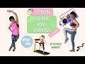 10 min walking home workout  speed walk aerobic exercises no equipment no repeat