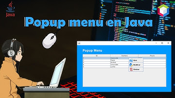 Popup menu en Java + Apache NetBeans 12.2 | Menú contextual  (Clic derecho) ✅