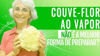 Salada de Couve-Flor crua, você já comeu?