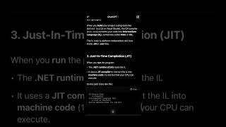 How a language gets compiled #compiler #csharp #cil #chatgpt