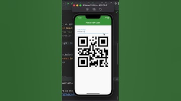 QR Code Generator in Flutter #shorts #flutter #qrcode