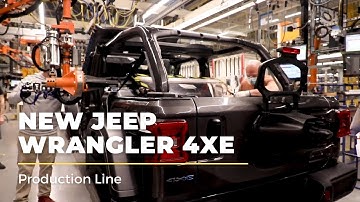 New Jeep Wrangler 4xe Production Line | Jeep Plant | How Jeep Cars are Made