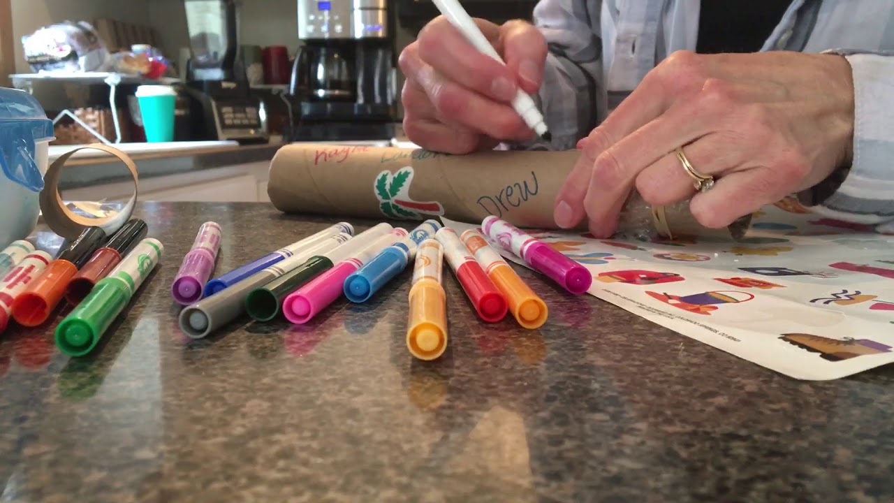 Ms Candy making cardboard tube kazoo YouTube