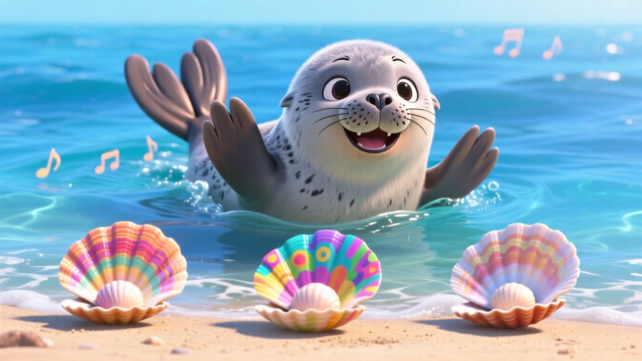 Seal’s Learning Train 🦭🚂 | Fun Educational Video for Kids | Preschool Learning Adventure