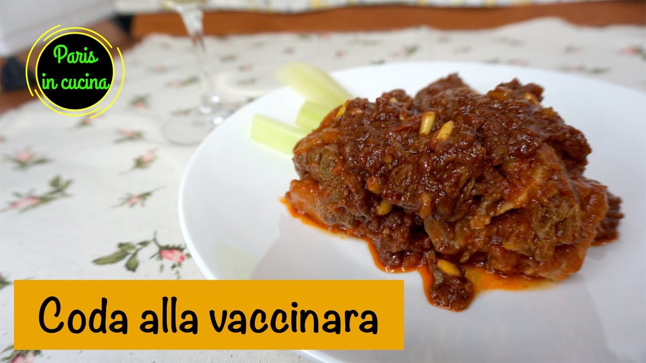 Coda alla vaccinara e Rigatoni col sugo di coda (SUB ENG-FRA-ESP-GER)