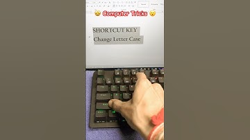 Computer 🖥️ Shortcut Key for letter case change Upper Lower Proper #tricks #shortcutkeys #trending