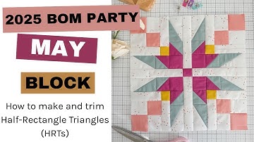 How to Make and Trim 2-at-a-time Half Rectangle Triangles (HRTs)
