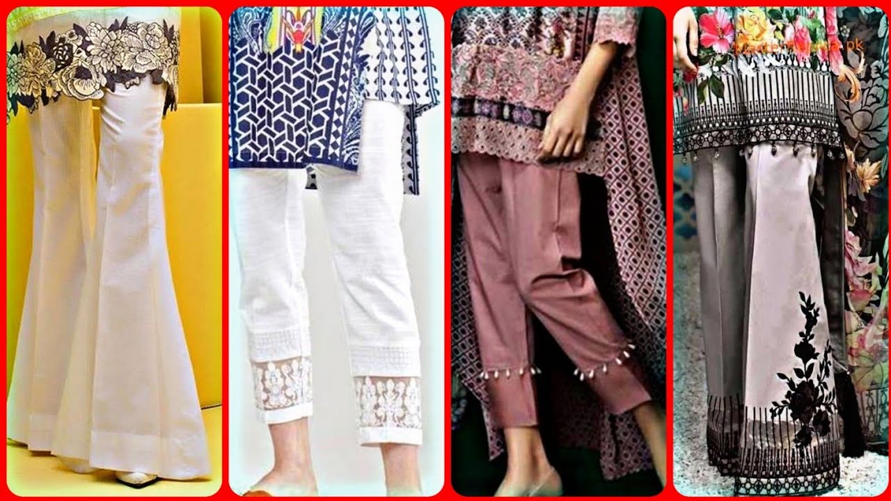 Trouser designs 2020 - Beautiful trouser Pants  Designs For Girls ideas & styles