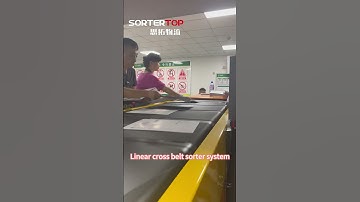 Linear cross belt sorter system