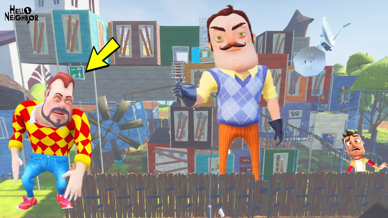 DARK RIDDLE'I KISKANDI. ACAYİP BİR EV YAPTI 😱  Hello Neighbor Yeni