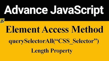querySelectorAll Method with Length Property in JavaScript (Hindi)
