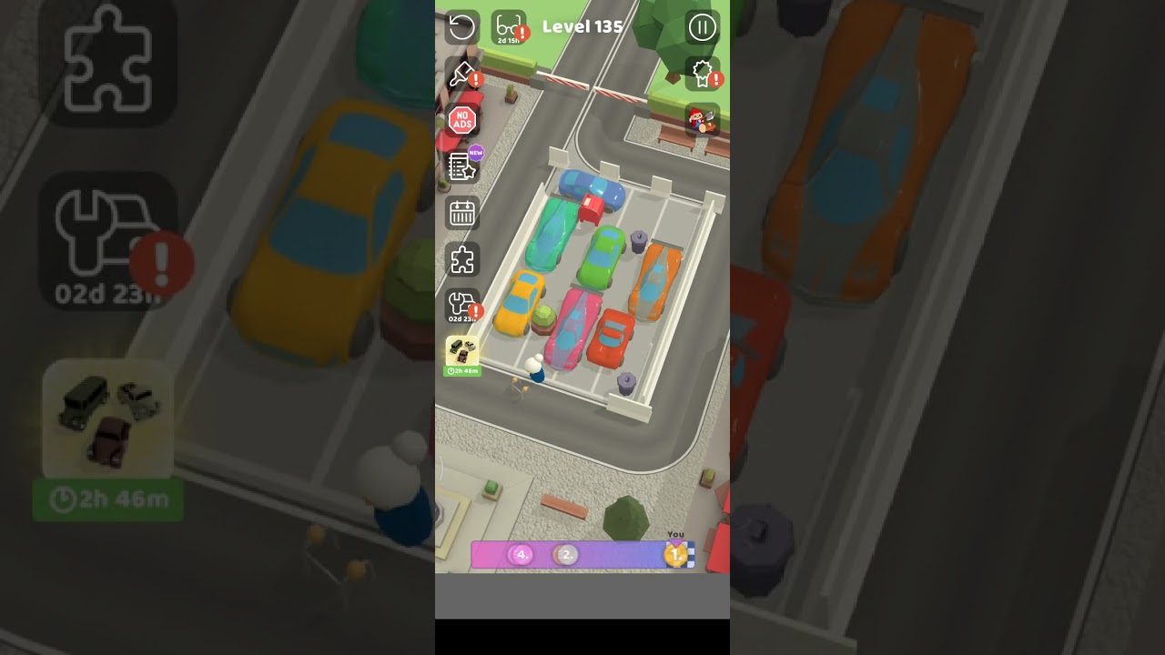 Can You Solve These Tricky Parking Puzzles? Parking Jam 3D Levels 131-140