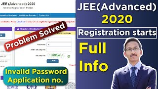 JEE Advanced 2020 Registration process | Complete Info | Admit Card | Jeeadv.nic.in 2020
