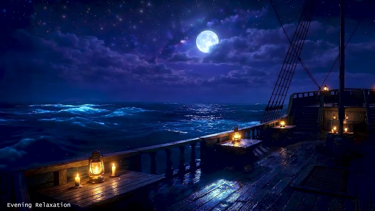 (No Ads) Gentle Ocean Waves ★ Natural Deep Sleep ★ Goodbye Insomnia