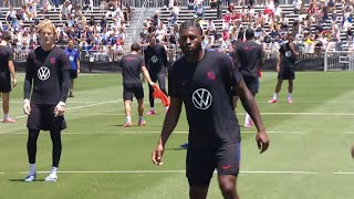 Fans get to see Team USA get ready to score big on its home turf at the World Cup