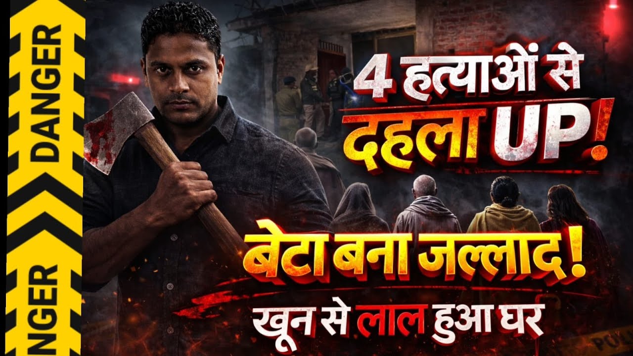 Bahraich News : 4 हत्याओं से दहला यूपी ! छोटे बेटे ने दादी, पिता मां और बहन के साथ खेली खून की होली
