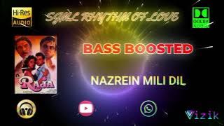 Nazrein Mili Dil  Dhadka - Raja - Nadeem Shravan - Bass Boosted - Hi Res Audio Song