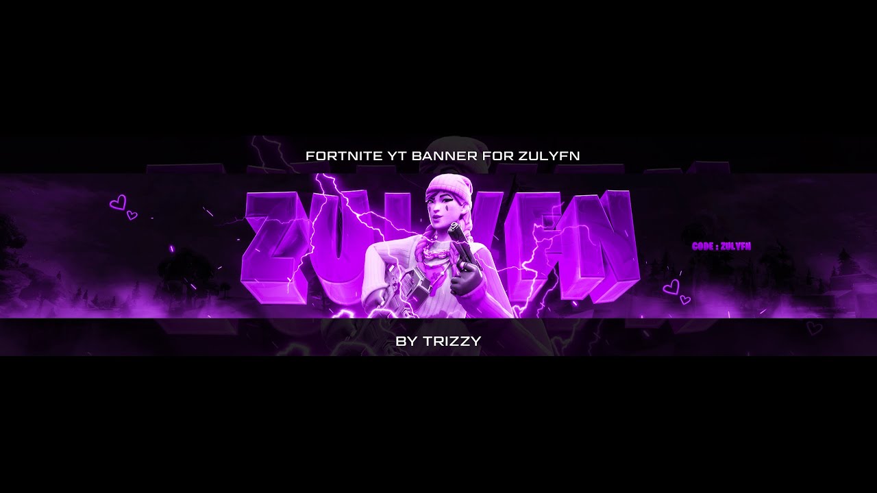 Fortnite YouTube Banner Art