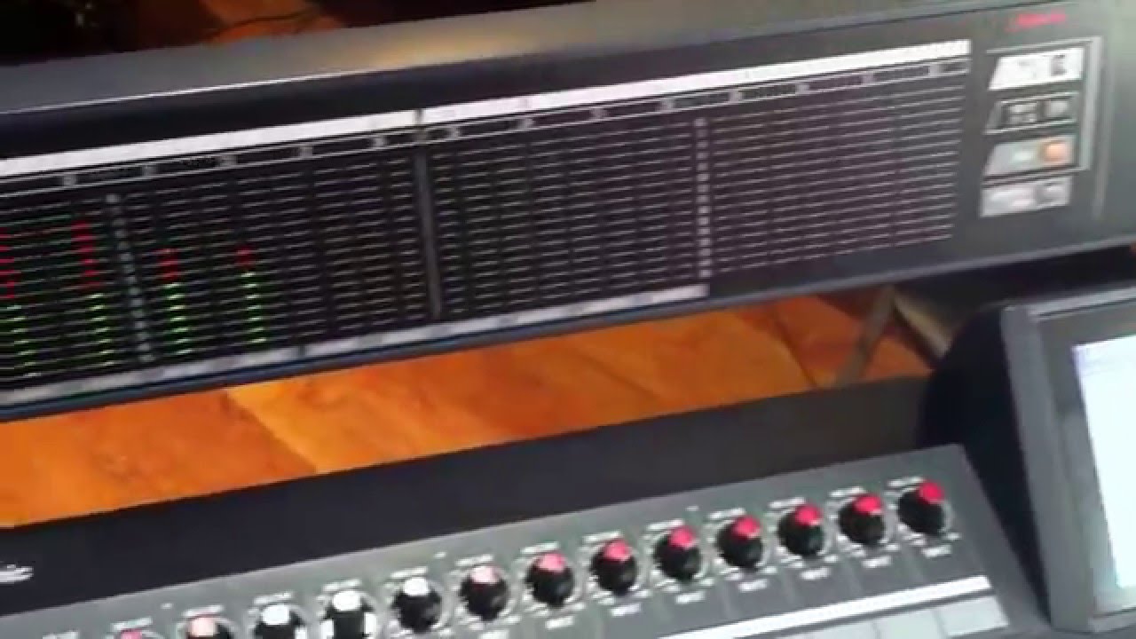 Ramsa DA7 faders calibrandose