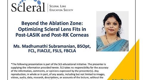 Beyond the Ablation Zone: Optimizing Scleral Lens Fits in Post-LASIK and Post-RK Corneas