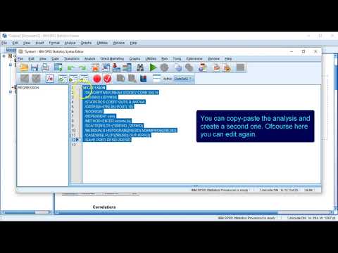 Spss v24 Working with syntax