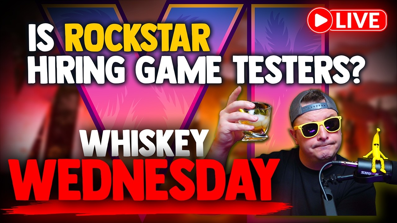 We Launched a Website, Rockstar is Hiring Testers and $80 for GTA 6? – Live Chat – Whiskey Wednesday