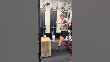 Single leg depth drop to box jump