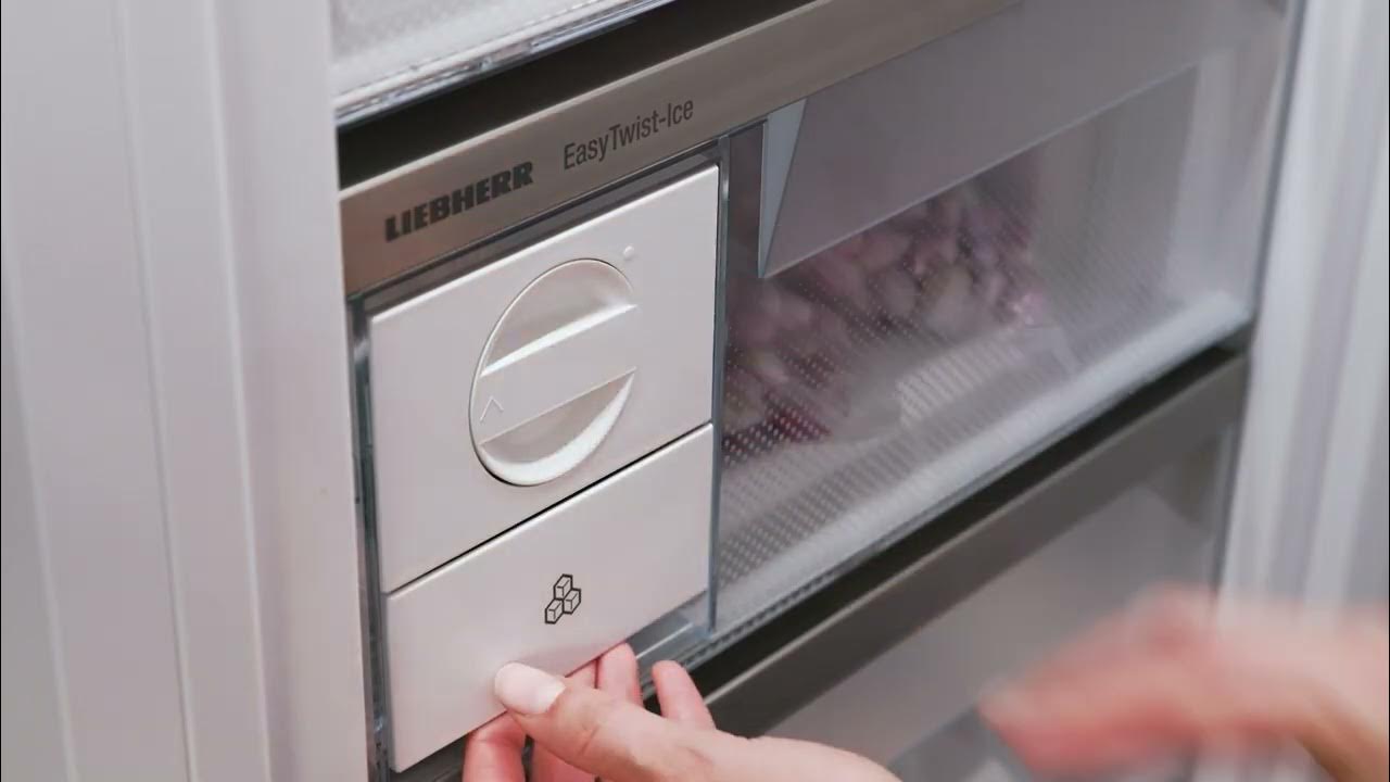 Liebherr Plus icemaker easytwist ice feature YouTube