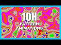 10H 4K TV Background – Neon Liquid Flow – Trippy Abstract Screensaver for Home & Party