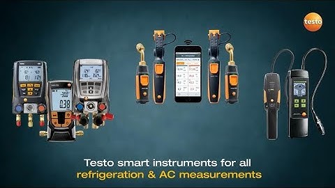 Testo Refrigeration Measuring Instruments