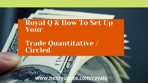 Royal Q & How To Set Up Your Trade Quantitative / Circled