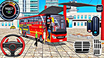 New Bus Simulator 2025: Extreme Euro Bus Simulator City Bus Games 3D - Bus Game Android Gameplay