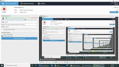 How to Record a Video in Panopto