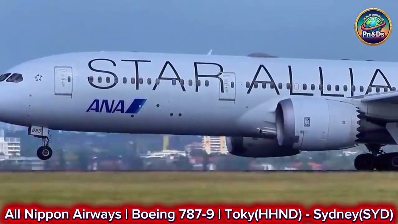 All Nippon Airways | Boeing 787-9 | Toky(HHND) - Sydney(SYD) | NH879 | Flight Time - 9 Hours
