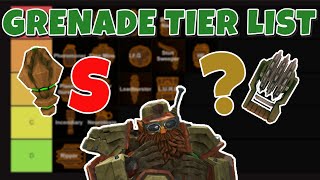 Deep Rock Galactic COMPLETE Grenade Tier List