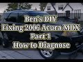 HOW TO DIAGNOSE ACURA MDX 2006 LACK OF POWER PART 1 USING ENGINE SCANNER #ACURAMDX2006, #bensfix