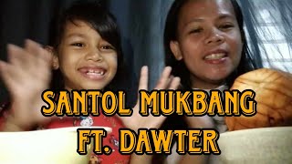 Eating Santol Cotton Fruit With My Daughter J&M Mukbites