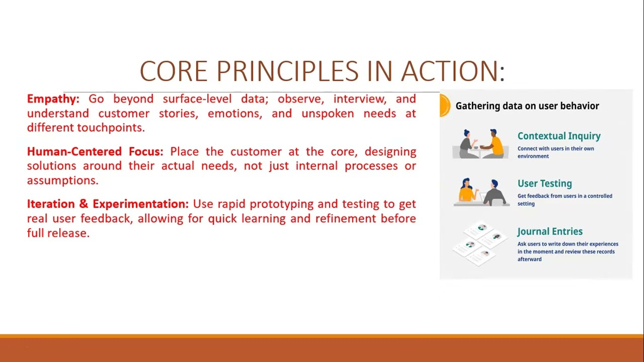 Design thinking for customer satisfaction