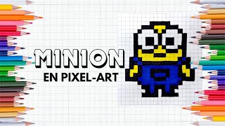 Pixel Art Tutorial: Drawing MINION Step By Step