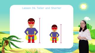 Math for kids | Lesson 36. Taller and Shorter - Measurement