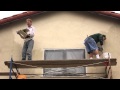 Apply a new acrylic stucco over an existing one