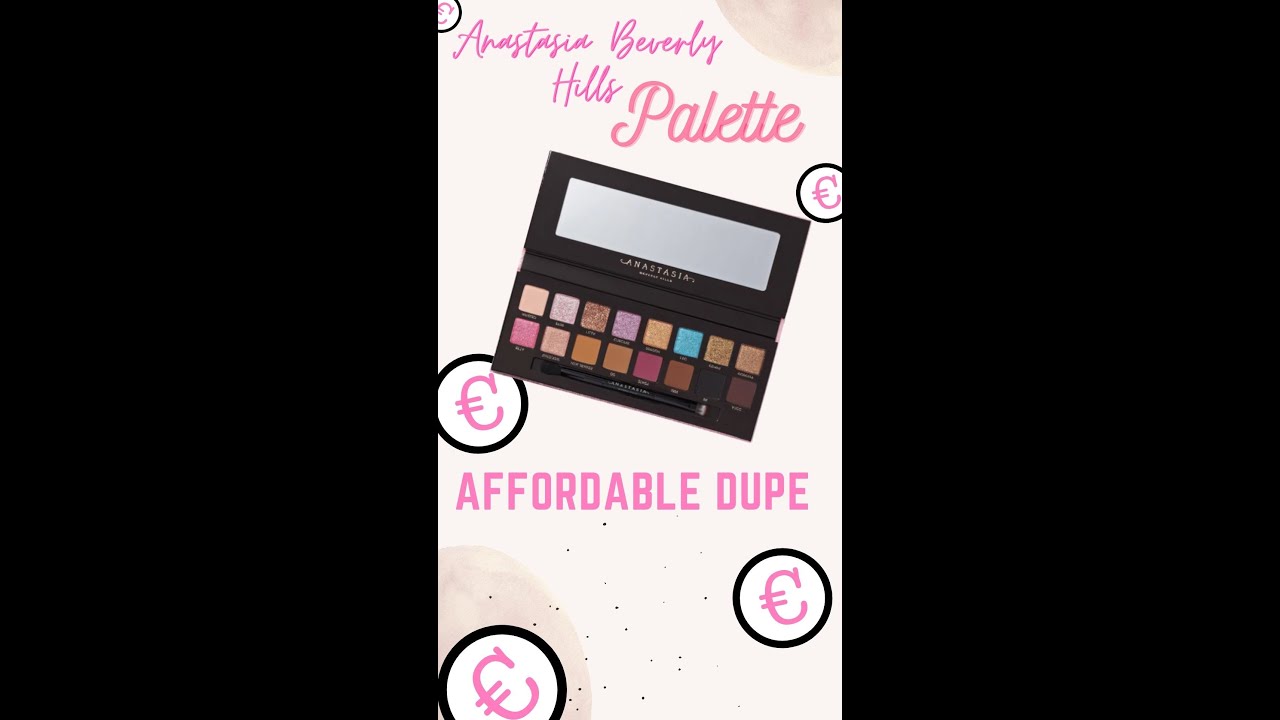 AFFORDABLE DUPE PALETTE OF ANASTASIA BEVERLY HILLS 