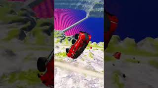 Extreme Car Crash on Lava Mountain 🔥 | BeamNG Drive Realistic Destruction