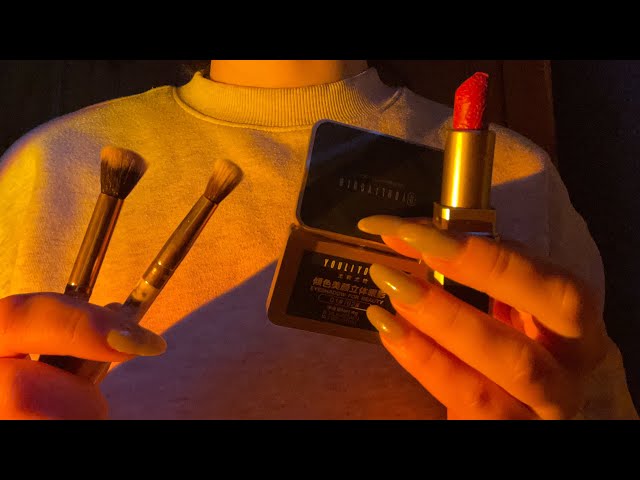 Lofi asmr🎧doing your makeup💄tingly for a good sleep😴no talking 