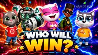 Crazy Runner🔥| Gold Run 🆚 Tom Hero 🆚 Cat Run 🆚 Sonic 🆚 Subway Surfers | Mash 3d fun | Who Will Win ? screenshot 5